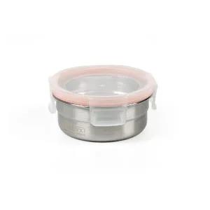 스텐락 스텐304 퓨어 원형 밀폐용기 3호 300ml 반찬통