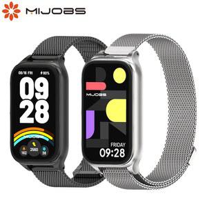 샤오미 스마트 밴드 9 Active 액티브 스트랩 미 시계 밴드, 작은 손목 금속 스테인레스 스틸 마그네틱 루프