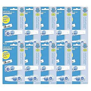 묶음 플러스 수정테이프리필 WH-605용 2개입x10 문구 사무 탕비 생활 필기 오피스