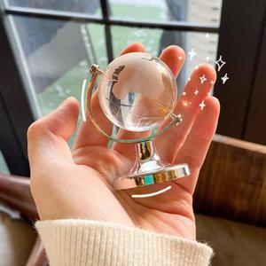 인테리어 크리스탈 투명 어처 서재 데스크 장식품 지구본 미니