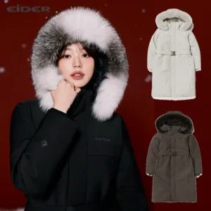 EIDER 아이더 장원영 패딩 라헨느 여성 캐시미어 W/S 롱 다운 자켓 DWW24510E4 (D/Beige)