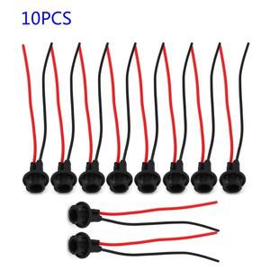 10pcs T10 자동 소켓 커넥터 확장 DC 0V  12V 전구 W5W 168 194 트럭 보트