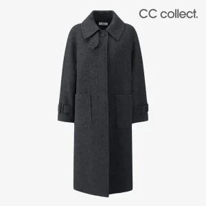 [롯데백화점]씨씨콜렉트 헤링본 아웃포켓 롱코트 C254MSG181