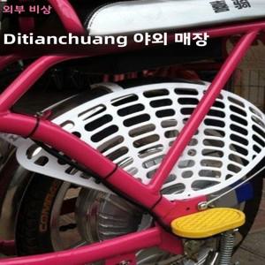 자전거 뒷바퀴 시트 발 보호 네트 페달 가드 미끄럼 방지 커버 사이클링 장비 액세서리 Leixe