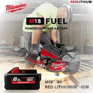 밀워키  M18 배터리 M18HB8 18V 48-11-1815 2604-22 21700 고출력 전동공구