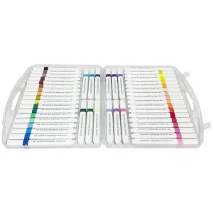 문교 아크릴 마카 48색 불투명펜세트 불투명 유리 섬유용 유리용 플라스틱용 목재용 마커 수성