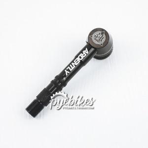 ArdentlyBike 블랙 디스크 휠 어댑터 고정 기어 MTB 도로 자전거 프레스타 펌프 밸브 림 변환 90