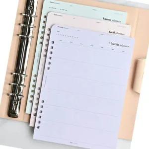 시간관리 플래너 A5 리필지 스케줄북 목표 설정용 인덱스 다이어리 계획표 투두리스트