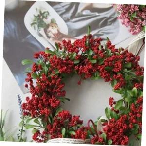 조화장식 꽃 조화 리스 벽걸이 장식소품 현관문 방문 인테리어