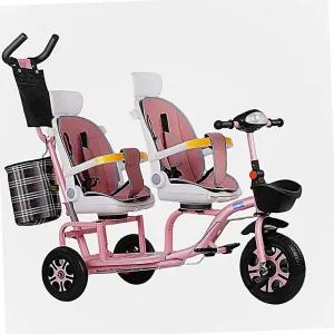 쌍둥이 유모카 2인용 레귤러 자전거 접이식 모델 유모차