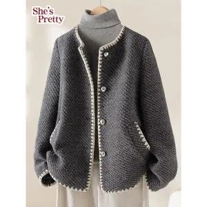 [하프클럽/]저스트울트위드숏코트_여성자켓코트