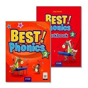 베스트 파닉스 Best Phonics 3 교재 워크북 세트 책 (전2권)
