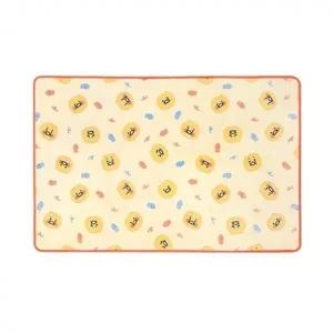 카카오프렌즈 춘식이 드로잉 극세사 무릎 담요 똑딱이