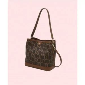 닥스 액세서리 여성 여자 우먼스 브라운 DD로고 가죽 레더 숄더백 핸드백 가방 겸 크로스백 3917762