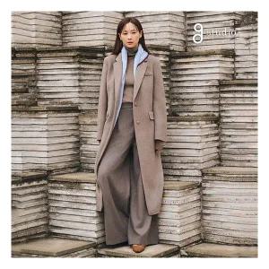 지스튜디오 25FW 핸드메이드 울실크 롱코트 304855