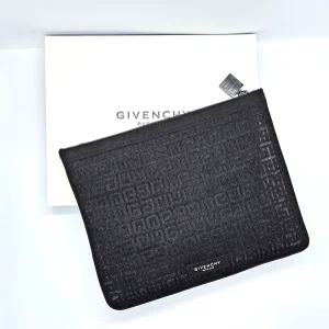 [백화점즉시입고/당일보냄] 지방시 플랫 블랙 시스루 파우치 명품 뷰티 화장품 가방 클러치