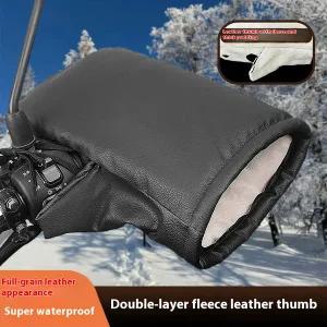 온풍기 가정용 전기 저전력 히터 바이크 오토바이 핸들바 미트 겨울 장비 방한 장갑 방수 핸드머프 자전거