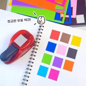 우표펀치 펀칭기 원형 타공기 스탬프 소형직경 대형  엠보싱 우표수장 우편