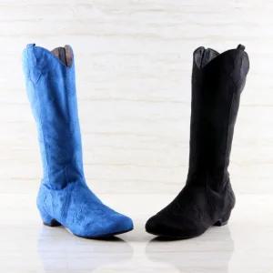 슈띠끄 수제 여성 댄스화 스웨이드 모던 라인 댄스 부츠 맞춤 수제화 스포츠 WD1522