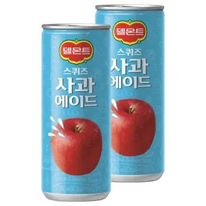 델몬트 스퀴즈 사과 에이드 240ml 30캔