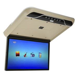 19인치 LCD 1080P 차량 오버헤드 플립 다운 모니터 전체 시청 천장 HD 디지털 TV(경차 스테레오 플레이어 MP5, IR FM USB 12V/24V(베이지)