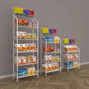 과자 마트 카운터 약국 편의점 슈퍼 이동식 선반 철제 펜트리