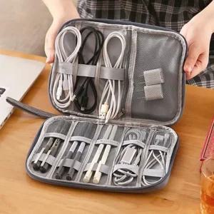 디바이스 케이블 다용도 오거나이저 방수 파우치 스마트폰 보조배터리 이어폰