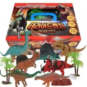 테라 어드벤처 피규어 보관함 세트 공룡의 세계 oz-3307 쥬라기 백악기 티라노 모형 학습 교구 교재생태 피
