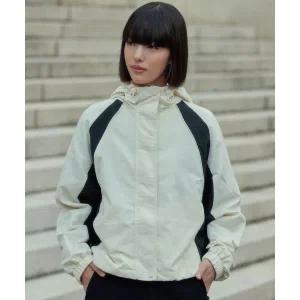 [국내매장정품] 스파오 SPAO 블록 배색 후드 윈드브레이커_SPJJF49GY2 SPJJF49GY2 134532