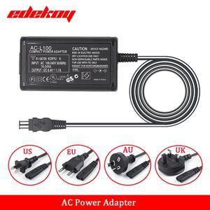 소니 카메라용 AC-L100C L10B L15 전원 어댑터 NX100 AX2000 MC2500 HXR-NX3 CCD-TRV228 TRV615 PC104 MVC-