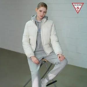 게스 25FW 푸퍼패딩 후드셋업 3종 SET 여성용