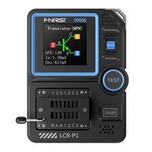 FNIRSI LCR-P1 다기능 트랜지스터 커패시터 테스터 LCR ESR 다이오드 트라이오드 NPN PNP MOSFET 안티 버닝