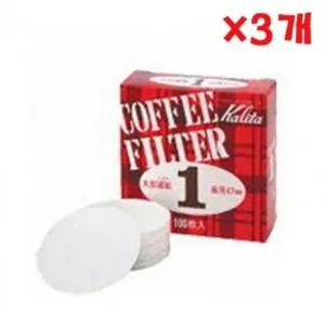 커피원형필터 원두 원두펄프필터 100매x3개 1 (49Hwh)