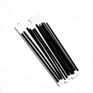 비닐포장 개별 용품 빨대 블랙1000개 15cm (49Okw)