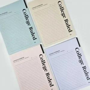 제본노트 대학생공책 고급노트 심플컬리지2 (497vQ)