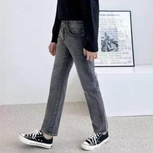 남자 슬랙스 청바지 블랙 데일리코디 워싱 30대 (49UEl)