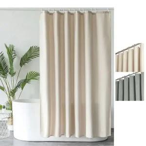 샤워 욕실 패브릭 180x200cm 커튼 린넨풍 공간분리