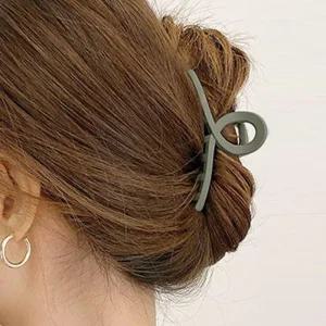 올림 머리 삔 핀 헤어집게핀 컬러 카키 반 1P 헤어 집게핀 집게 묶음 머리집게핀