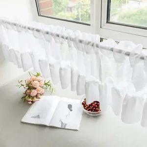 브라이트 바란스 커튼 반 하프 주방 창문 가리개 생활용품 가정용품 생필품