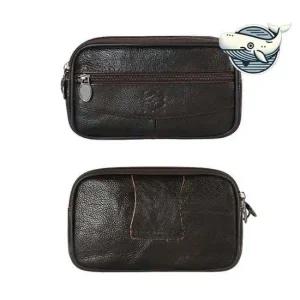 소가죽 핸드폰 파우치 블랙 멀티 소지품 정리 핸드폰파우치 미니파우치 폰가방 손가방 소지품수납
