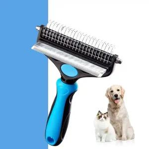 [콩심팥심]강아지 고양이 털갈이 브러시 애견 미용 매듭 빗 대형 고양이빗