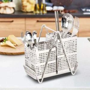 [골드스마일]수저통 정리함 숟가락 보관함 업소용 스텐