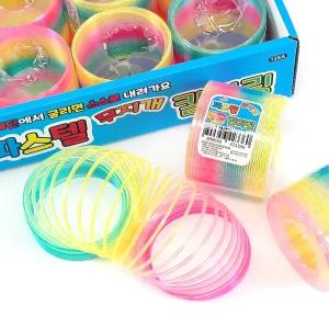 파스텔 무지개 칼라링 1000 1박스 12개 (360) 스프링