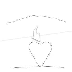 JL매직 사랑고백철사 마술도구 방과후 학예회 장기자랑 와이어 변하는 바뀌는 형상 기억 하트 모양 미스테