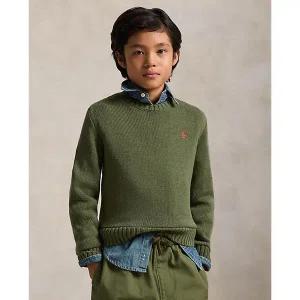 폴로 랄프 로렌 키즈 남아 8-18세 코튼 크루넥 스웨터CWPOSWEY6820656300 784747