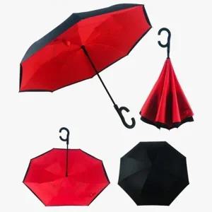 거꾸로 펴지는 튼튼한 자동우산 뒤로접는 반전우산