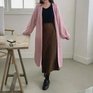 [다잇템] 여성 나염 골지 캐릭터 롱 가디건_23540737_588870