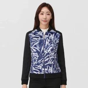 [엘르골프] 여성 시즌 패턴 플리스 점퍼_6H81354