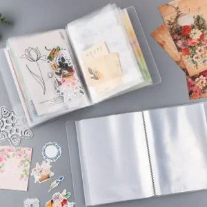 미니 사진앨범 40p 투명 포토북 스티커사진 바인더 포토북 포토앨범 사진북 사진앨범