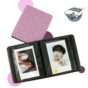 스타일리시 포토카드 수납앨범 연보라 콜렉션북 포카바인더 콜렉트북 폴라로이드앨범